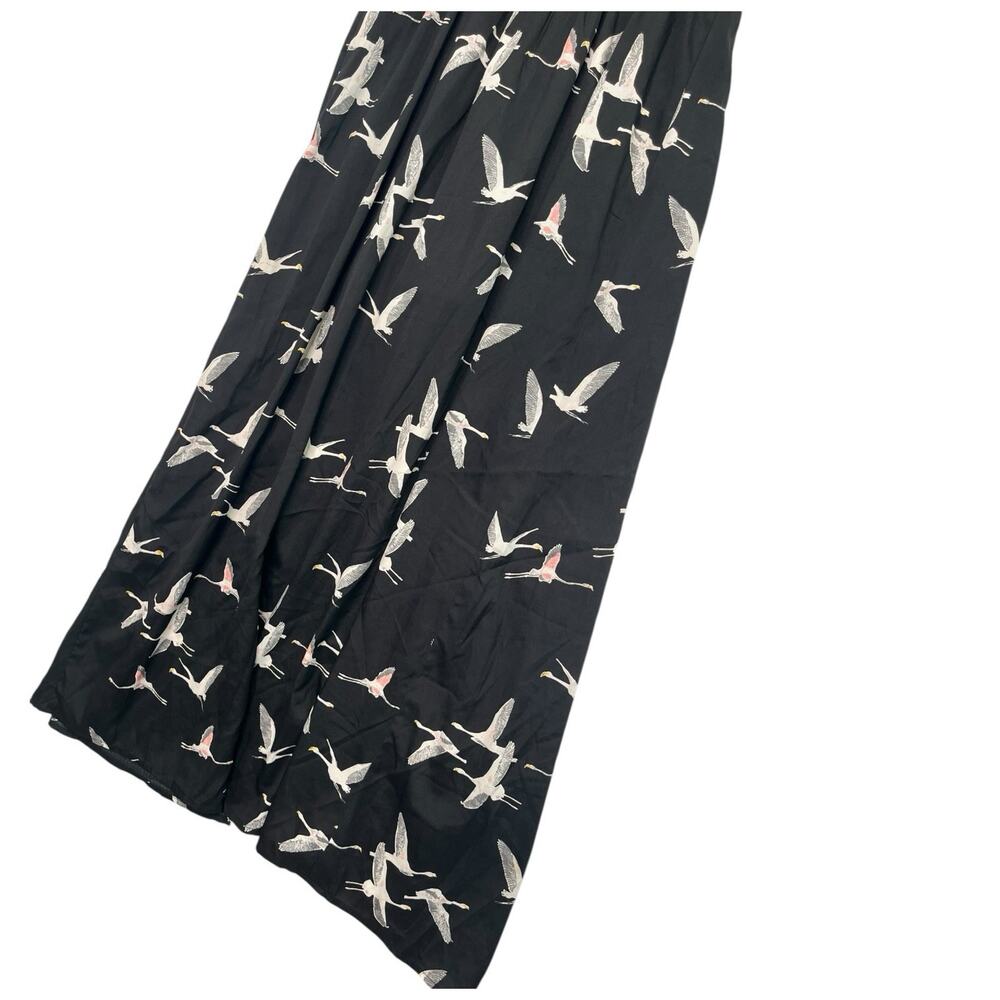 Band Of Gypsies Romper Maxi Dress Womens Small Blue Bird Boho Festival Flowy - Picture 10 of 13